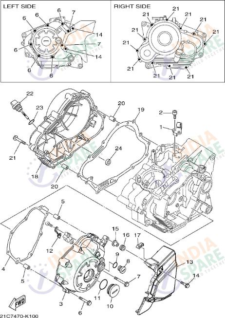 CRANKCASE COVER 1